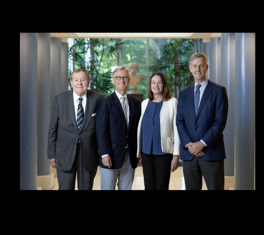 Group photograph of four Trustees of the William R. Kenan Jr. Charitable Trust